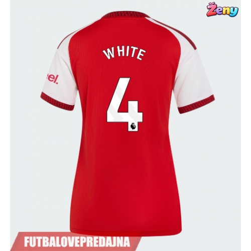 Lacne Ženy Futbalové dres Arsenal Ben White #4 2026-27 Krátky Rukáv - Domáci